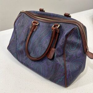 Etro Paisley Boston Bag | 90s Vintage